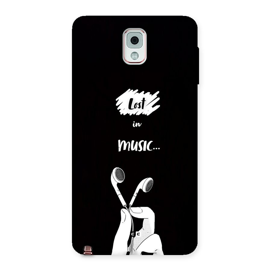 Lost In Music Back Case for Galaxy Note 3