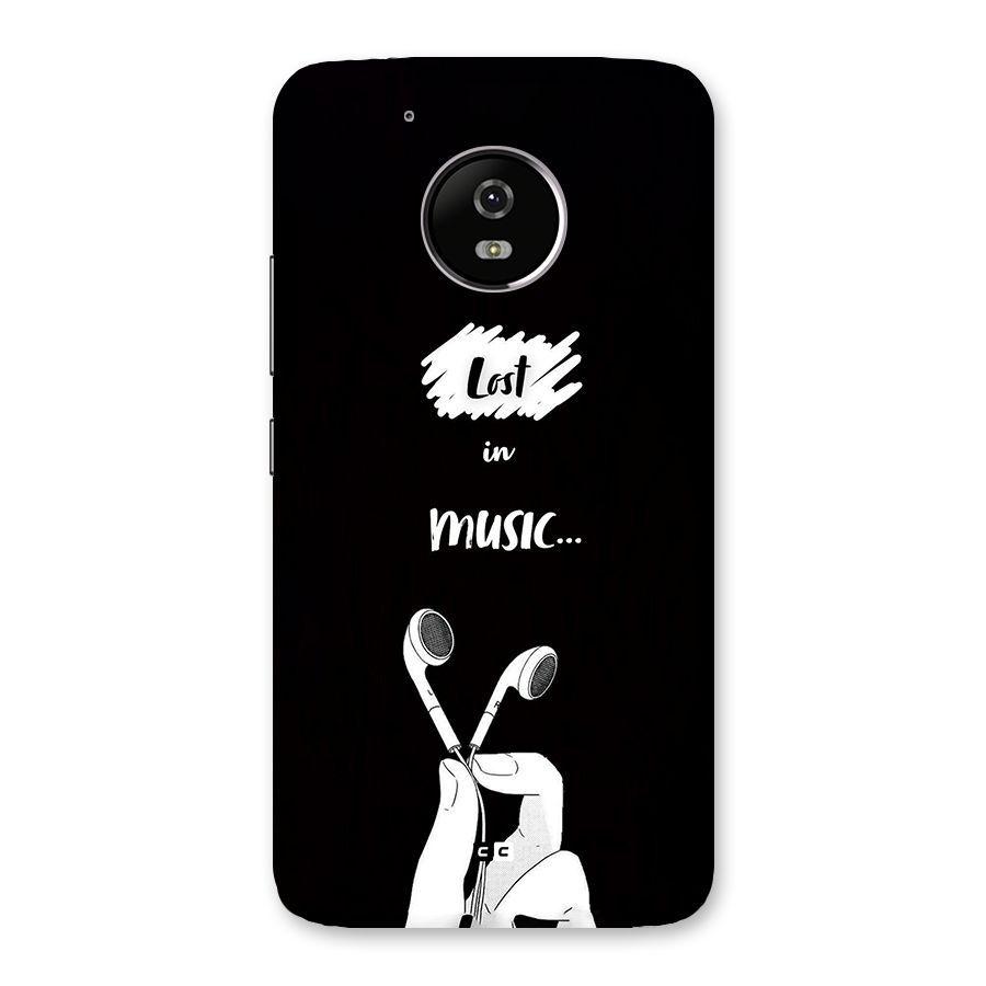 Lost In Music Back Case for Moto G5