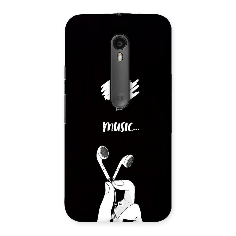 Lost In Music Back Case for Moto G Turbo