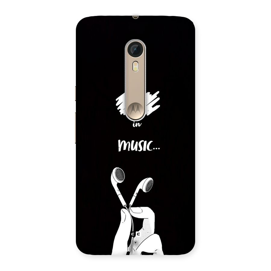 Lost In Music Back Case for Moto X Style