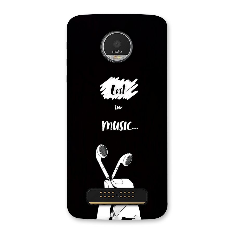 Lost In Music Back Case for Moto Z Play