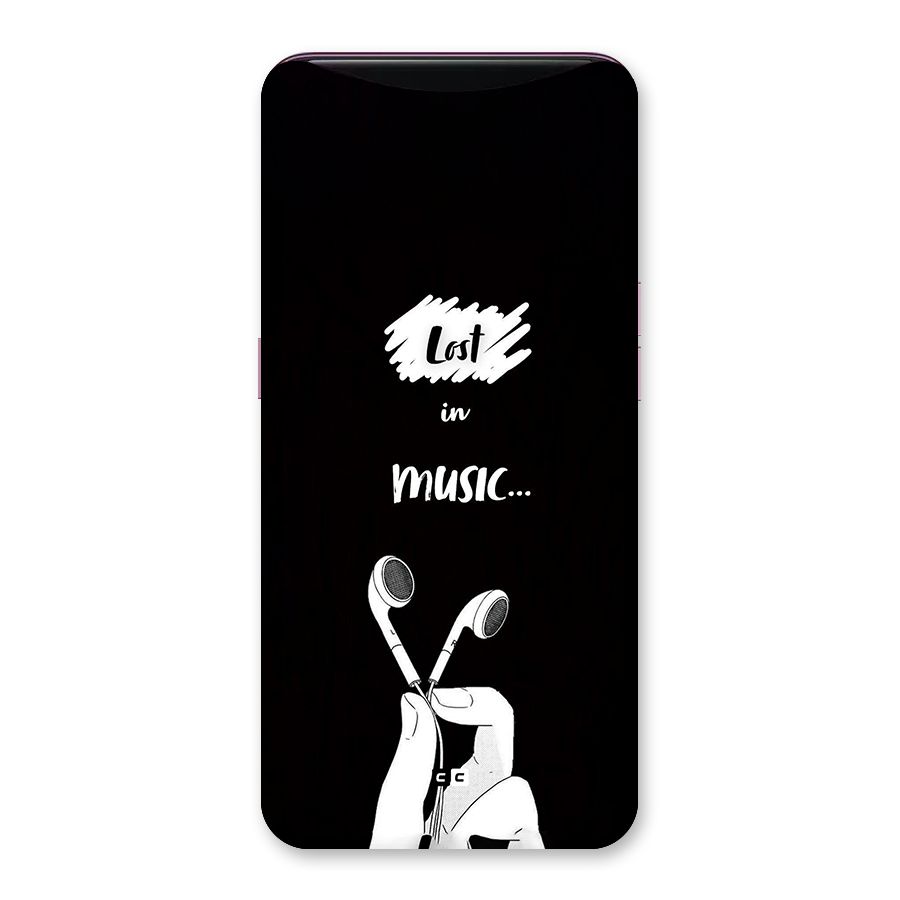 Lost In Music Back Case for Oppo Find X