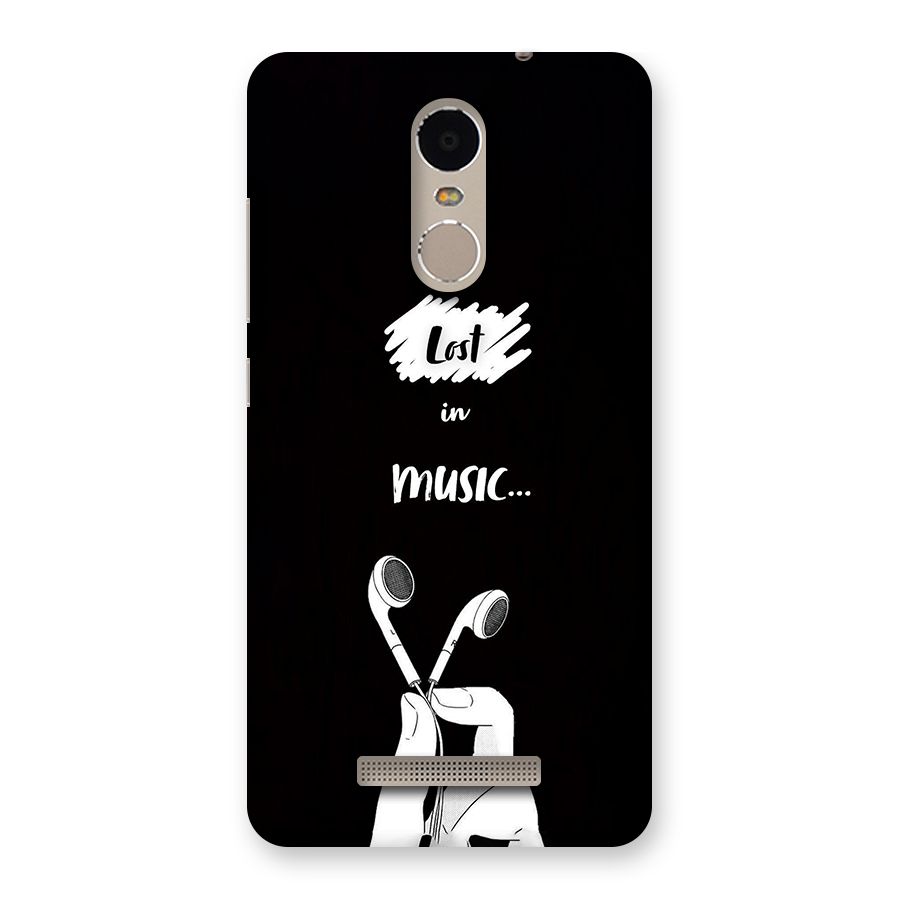 Lost In Music Back Case for Redmi Note 3
