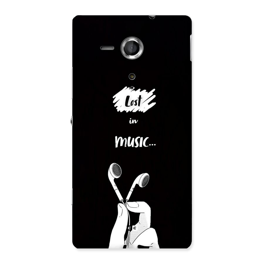 Lost In Music Back Case for Xperia Sp