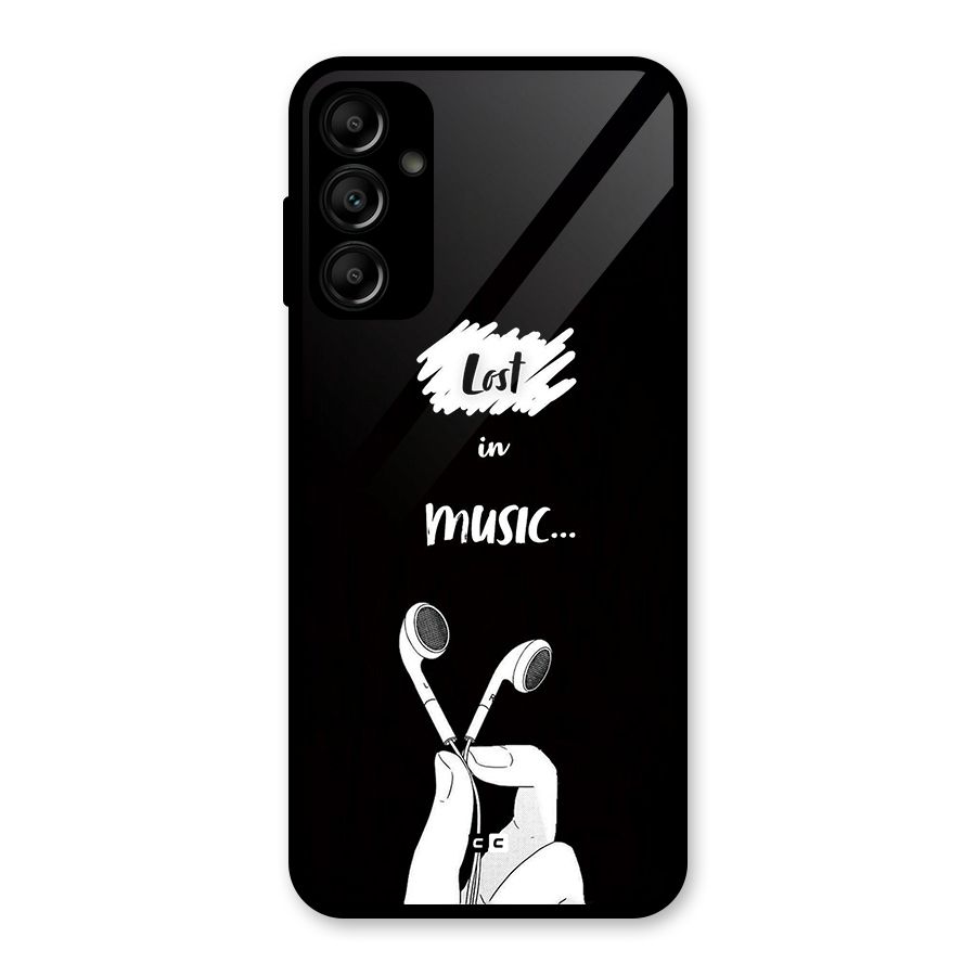 Lost In Music Glass Back Case for Galaxy A14 5G