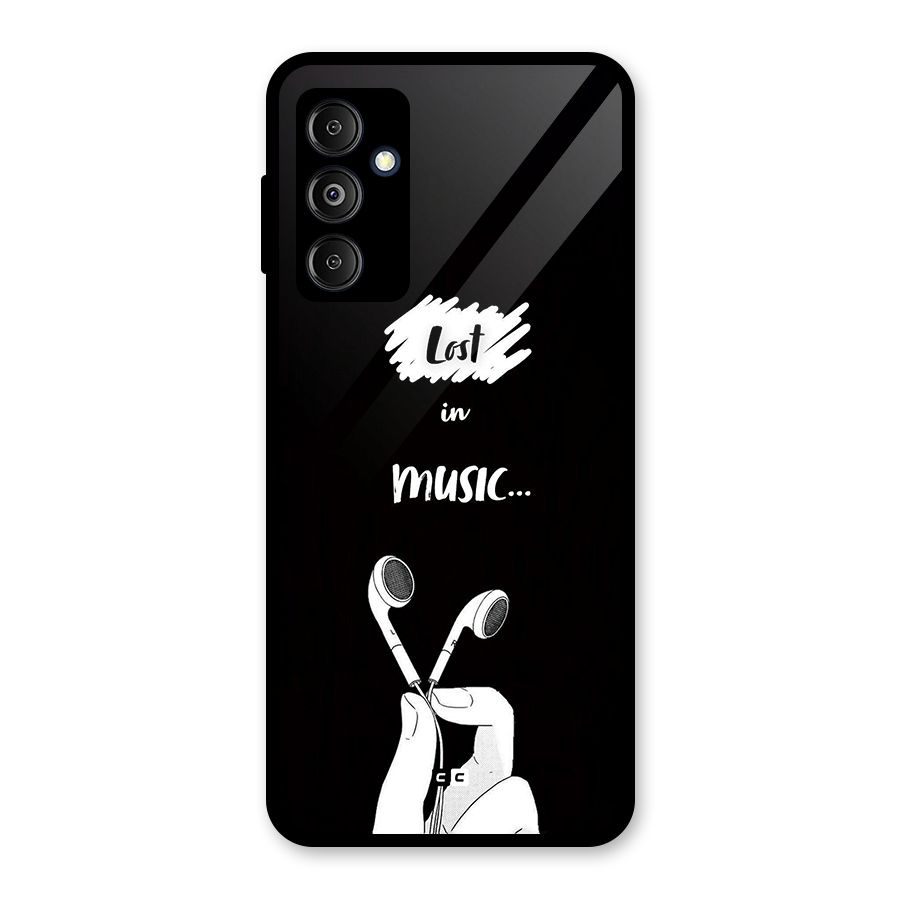 Lost In Music Glass Back Case for Galaxy M14 5G