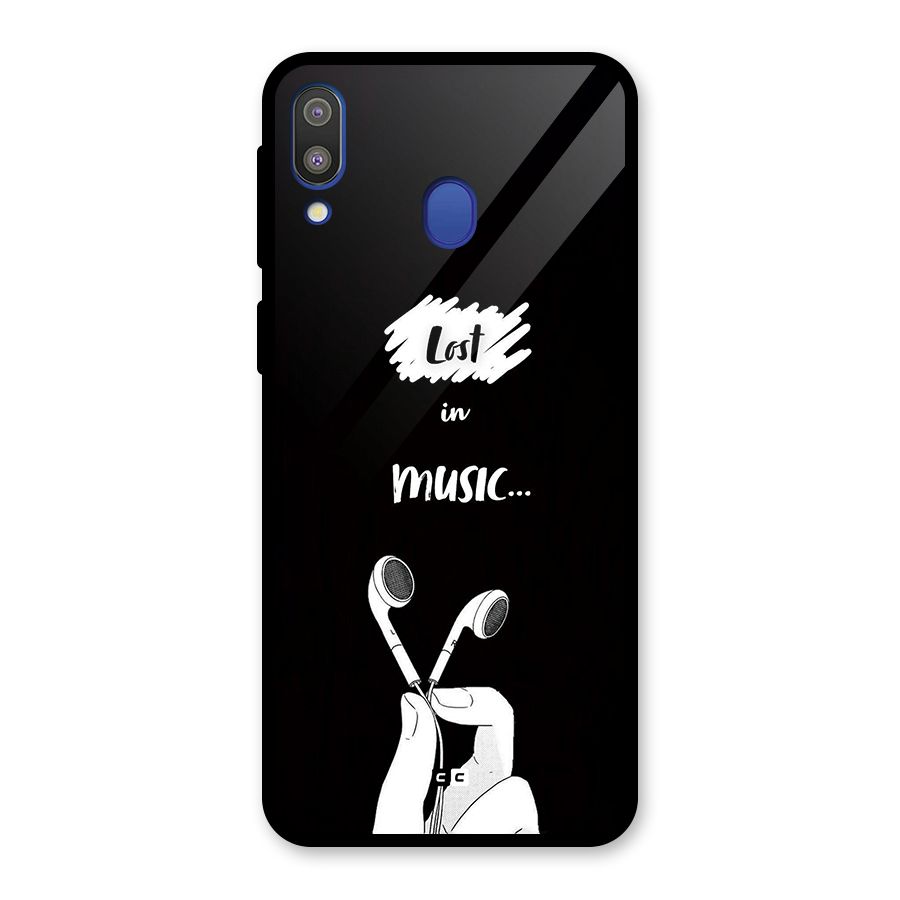 Lost In Music Glass Back Case for Galaxy M20