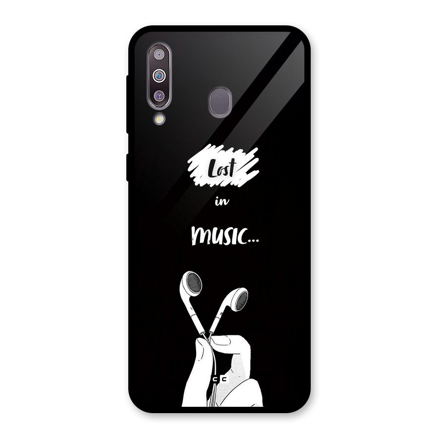 Lost In Music Glass Back Case for Galaxy M30
