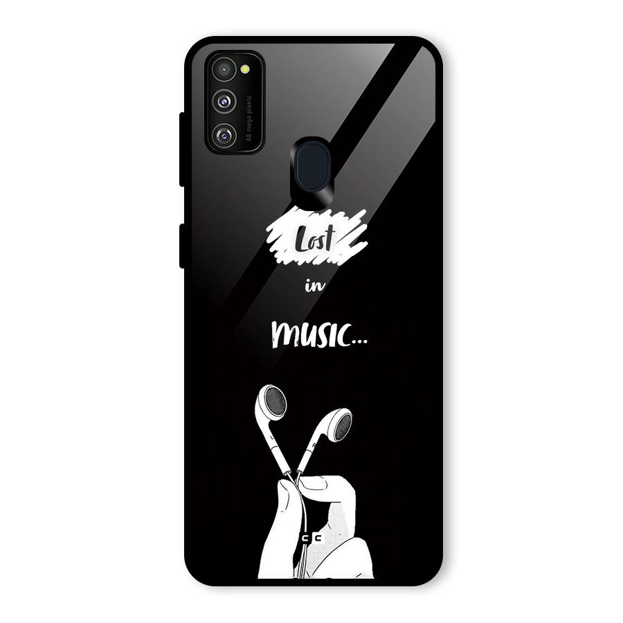 Lost In Music Glass Back Case for Galaxy M30s