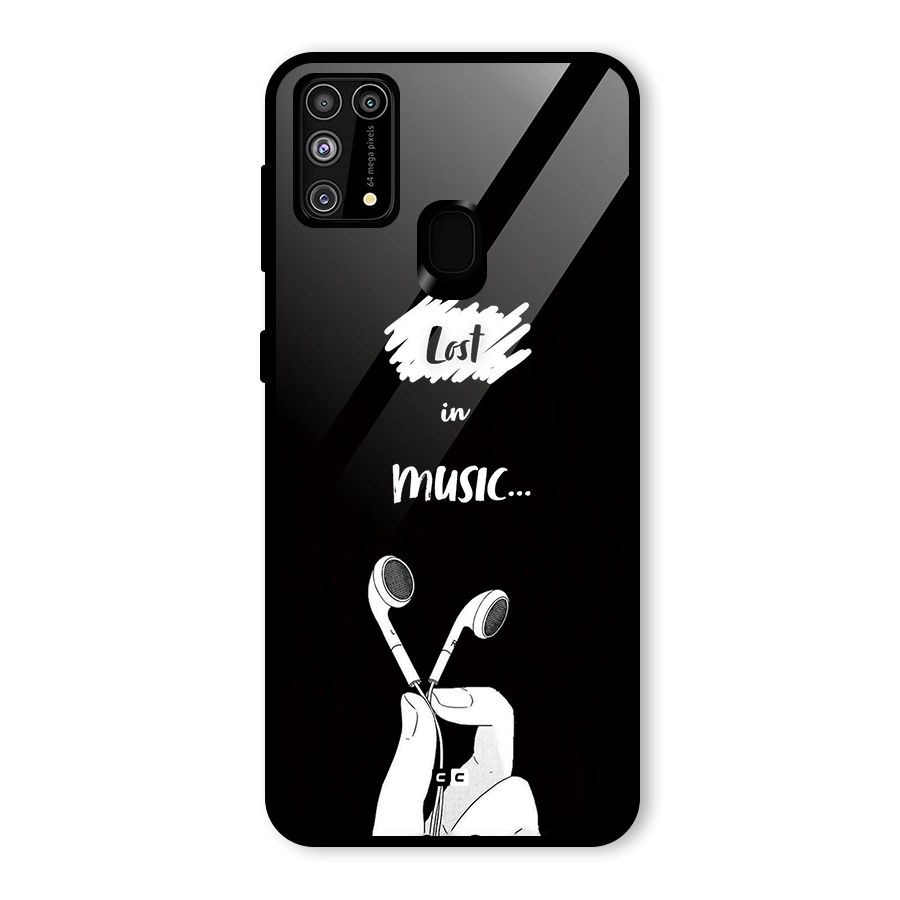 Lost In Music Glass Back Case for Galaxy M31