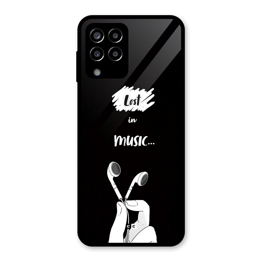 Lost In Music Glass Back Case for Galaxy M33