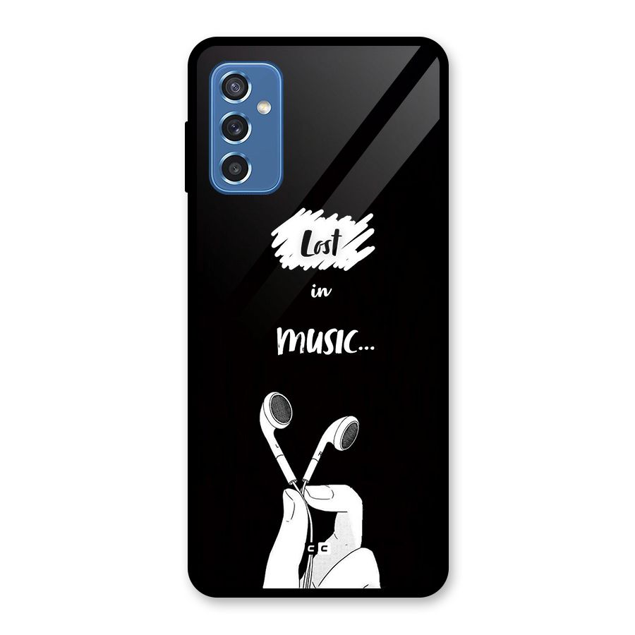 Lost In Music Glass Back Case for Galaxy M52 5G