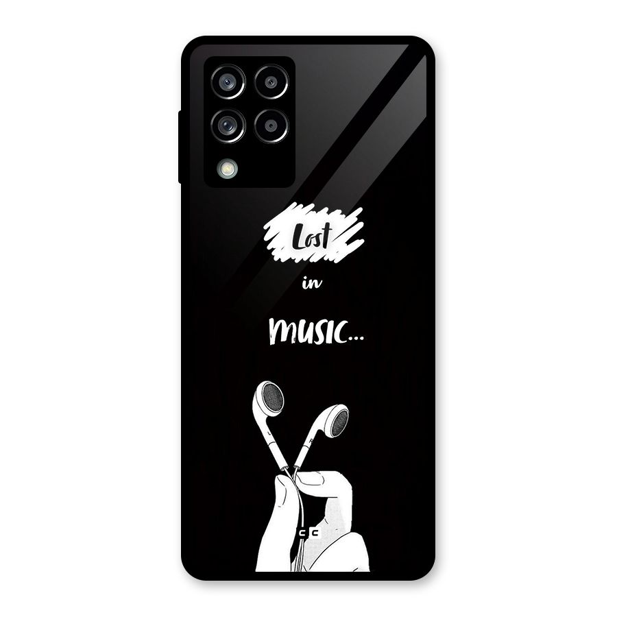 Lost In Music Glass Back Case for Galaxy M53 5G