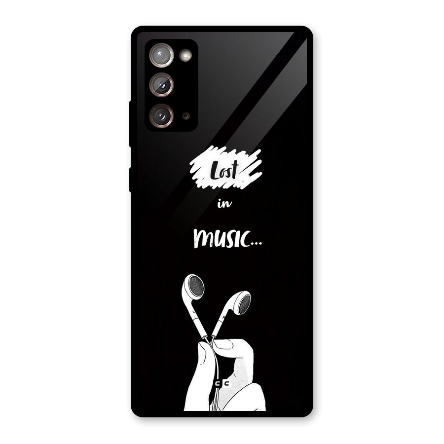 Lost In Music Glass Back Case for Galaxy Note 20