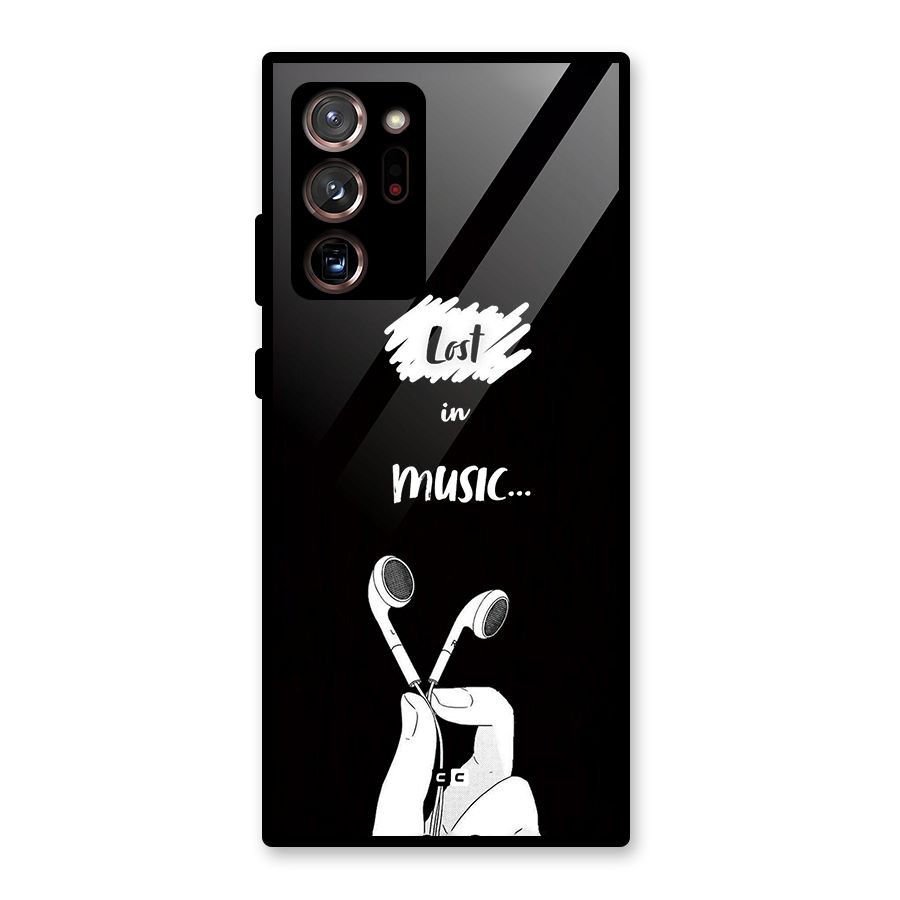 Lost In Music Glass Back Case for Galaxy Note 20 Ultra