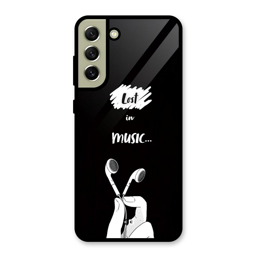 Lost In Music Glass Back Case for Galaxy S21 FE 5G