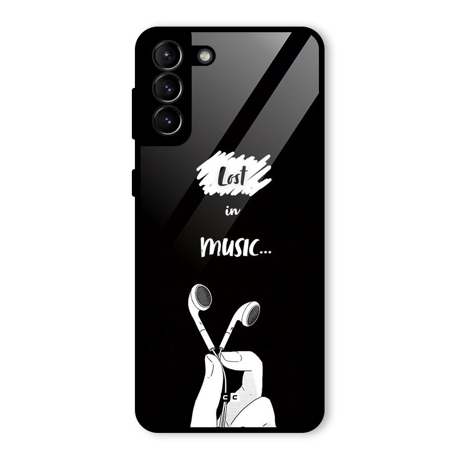 Lost In Music Glass Back Case for Galaxy S21 Plus
