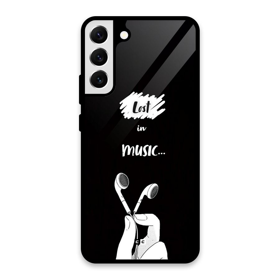 Lost In Music Glass Back Case for Galaxy S22 Plus 5G