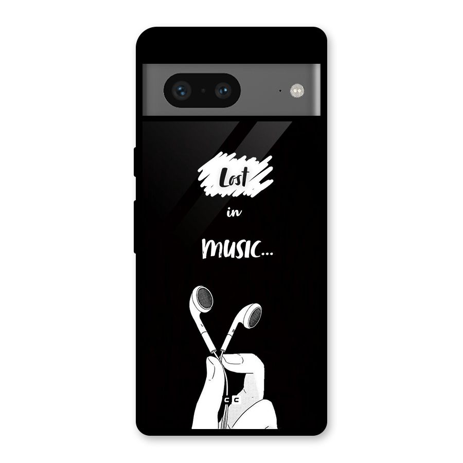 Lost In Music Glass Back Case for Google Pixel 7