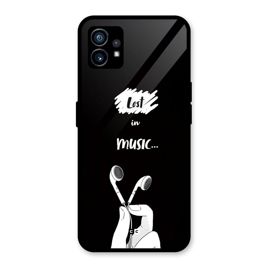 Lost In Music Glass Back Case for Nothing Phone 1