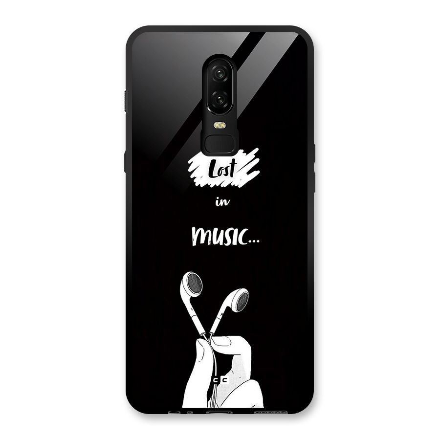 Lost In Music Glass Back Case for OnePlus 6