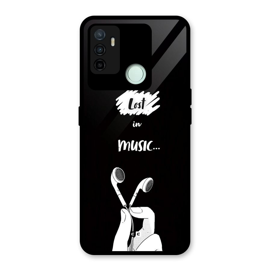 Lost In Music Glass Back Case for Oppo A53