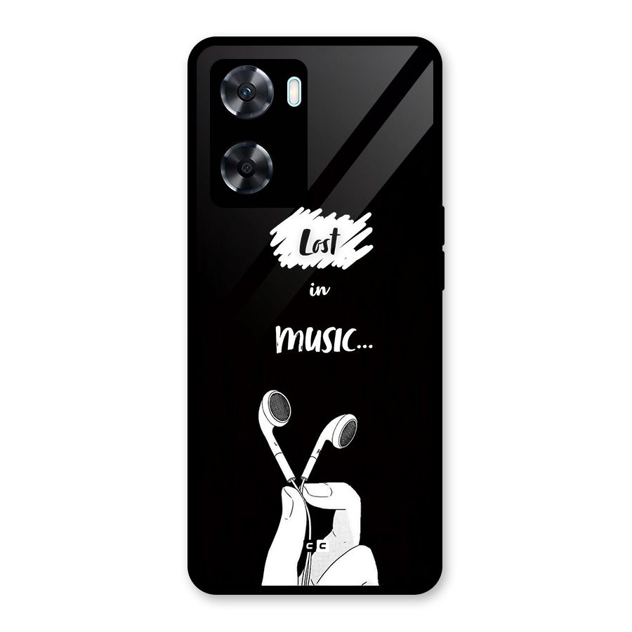 Lost In Music Glass Back Case for Oppo A77
