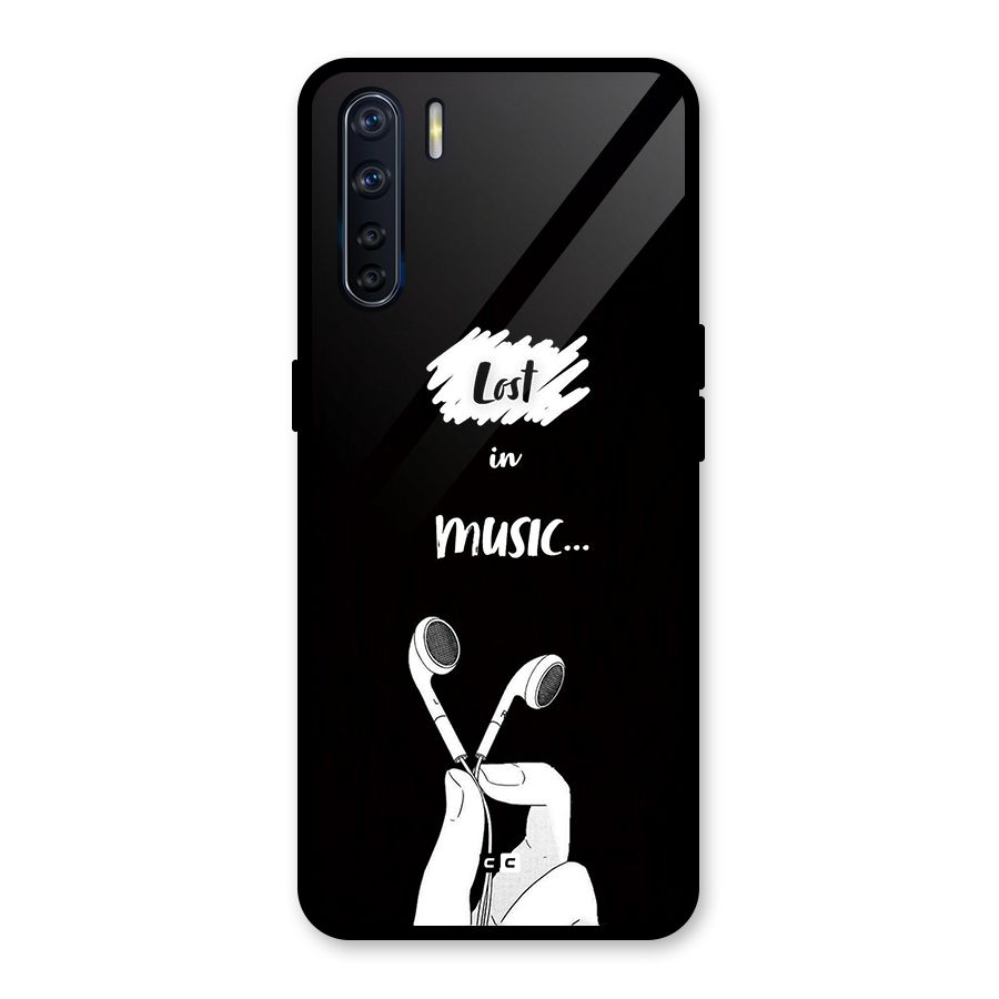 Lost In Music Glass Back Case for Oppo F15