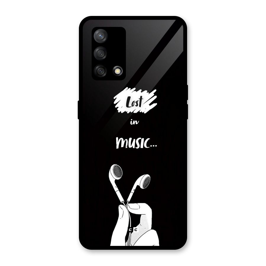 Lost In Music Glass Back Case for Oppo F19s