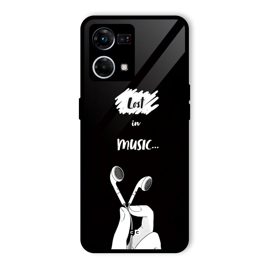 Lost In Music Glass Back Case for Oppo F21s Pro 4G