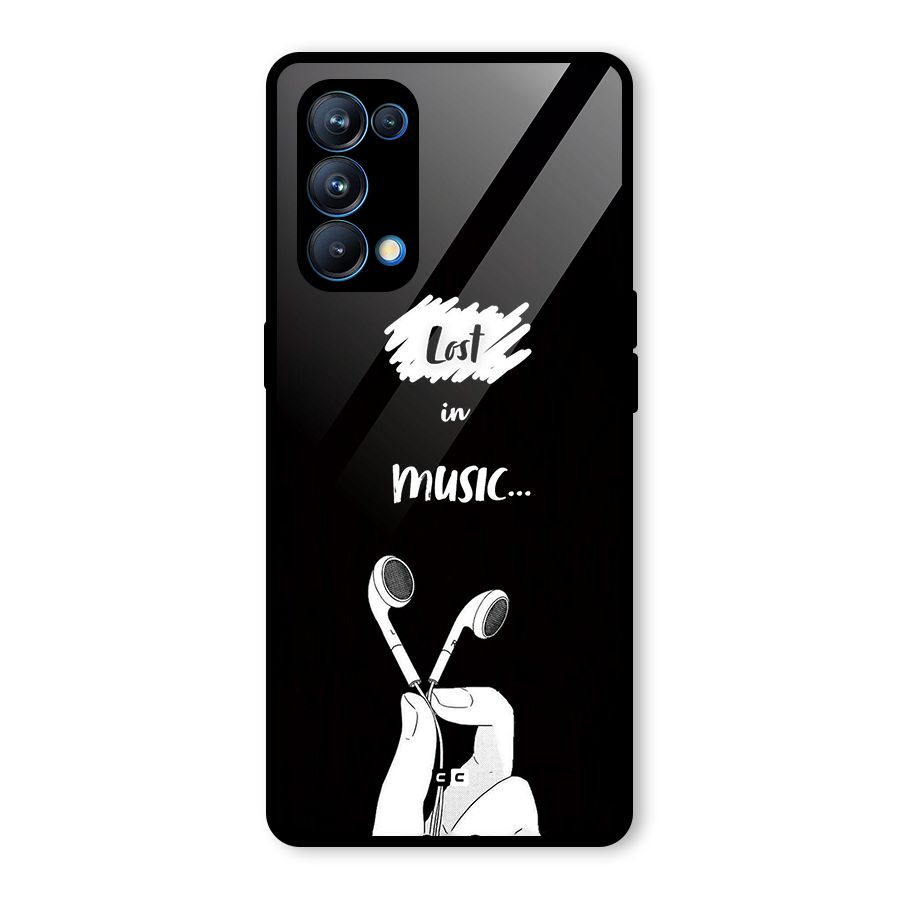 Lost In Music Glass Back Case for Oppo Reno5 Pro 5G
