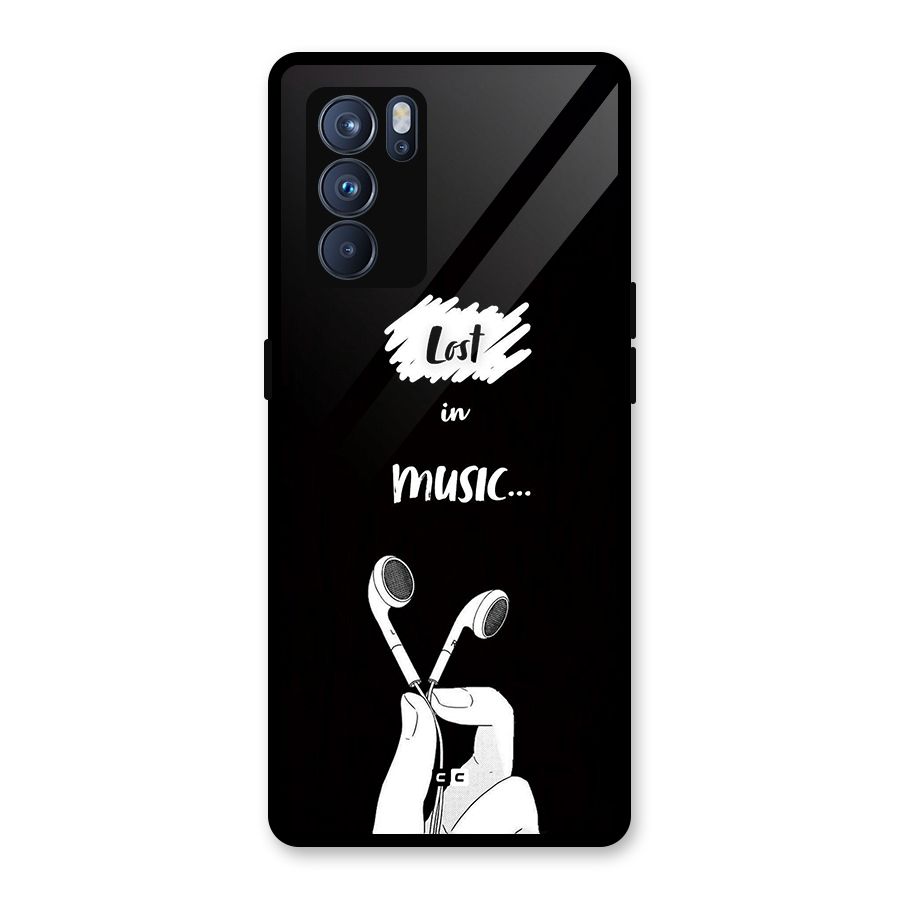 Lost In Music Glass Back Case for Oppo Reno6 Pro 5G