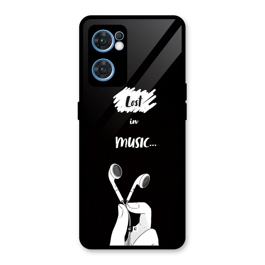 Lost In Music Glass Back Case for Oppo Reno7 5G