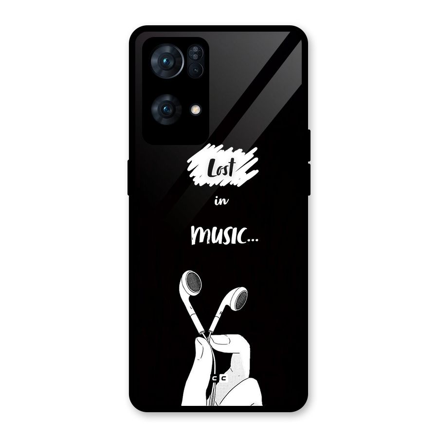 Lost In Music Glass Back Case for Oppo Reno7 Pro 5G