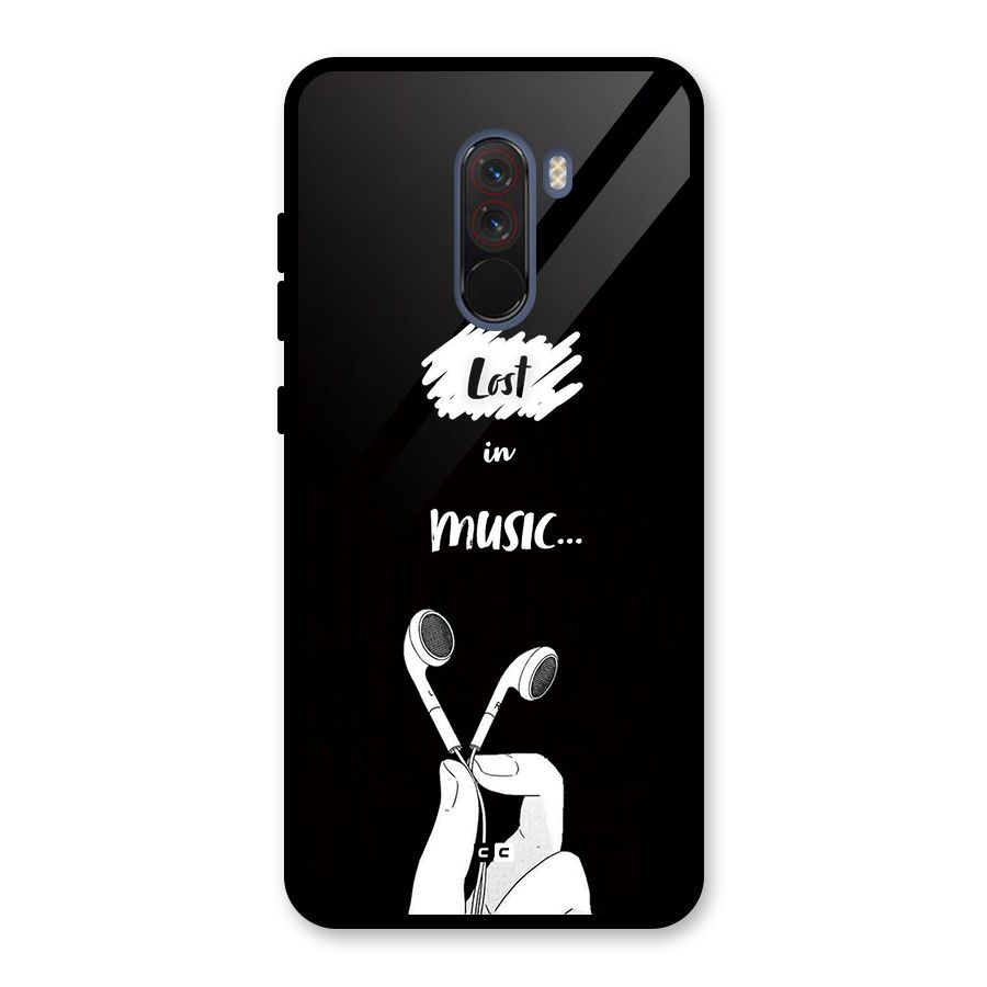 Lost In Music Glass Back Case for Poco F1