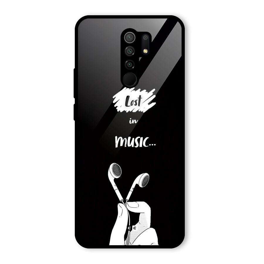 Lost In Music Glass Back Case for Poco M2