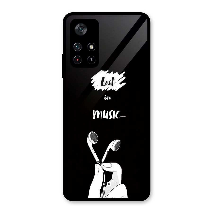 Lost In Music Glass Back Case for Poco M4 Pro 5G