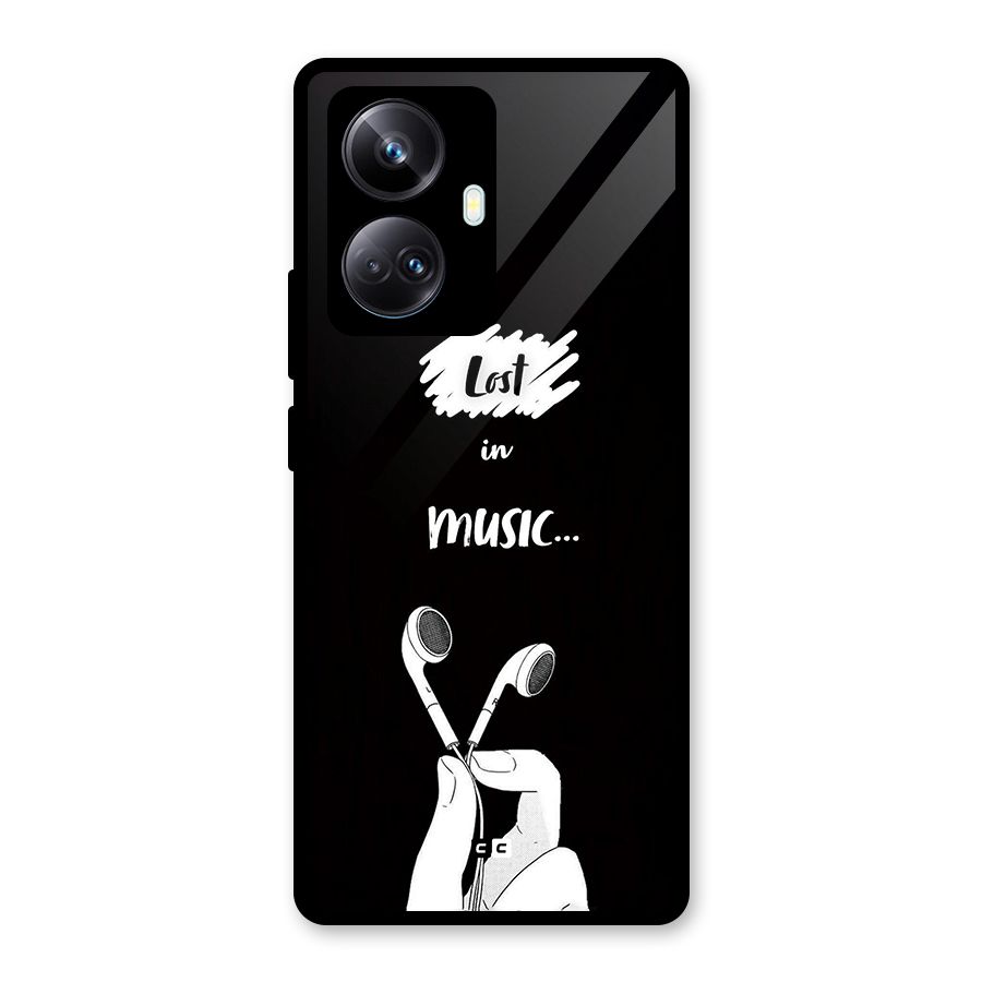 Lost In Music Glass Back Case for Realme 10 Pro Plus