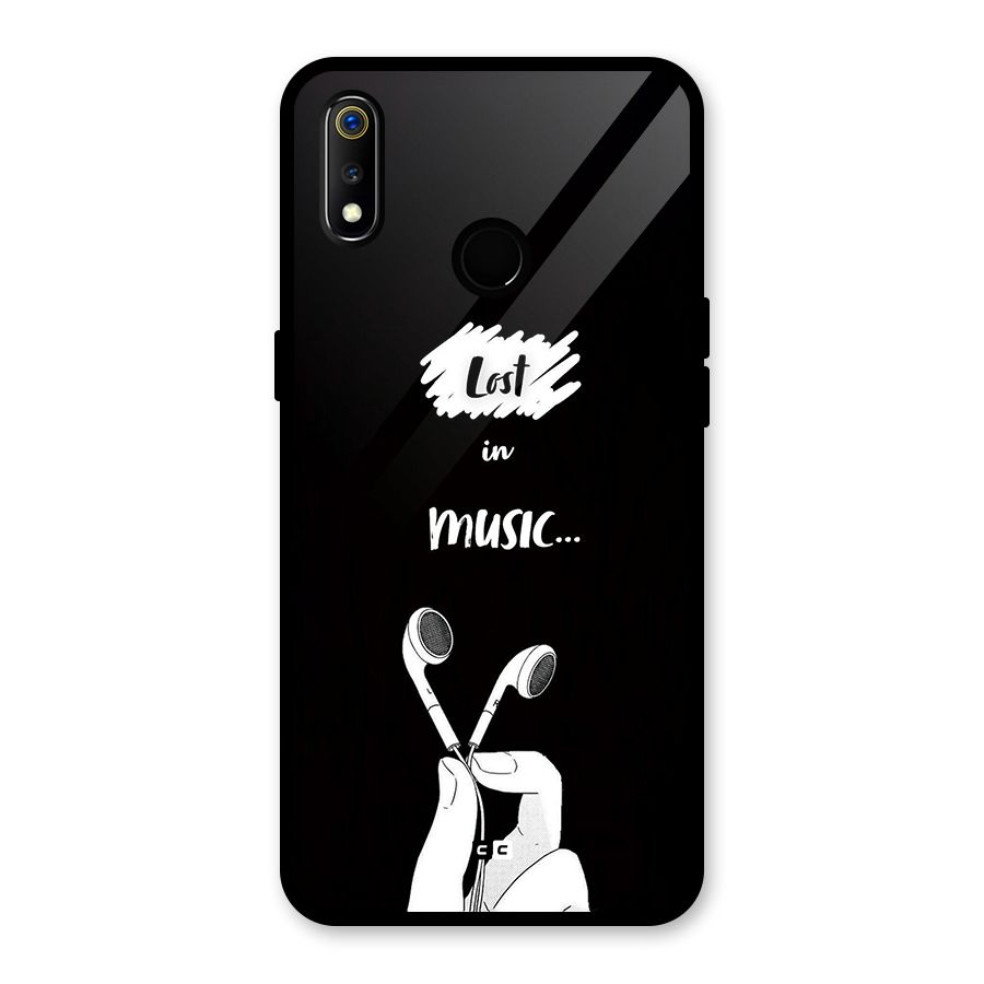 Lost In Music Glass Back Case for Realme 3