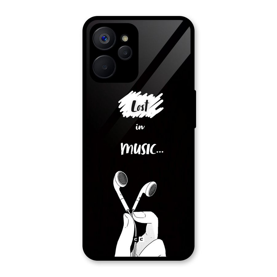 Lost In Music Glass Back Case for Realme 9i 5G