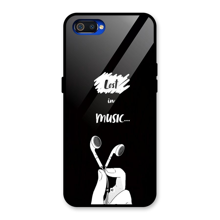 Lost In Music Glass Back Case for Realme C2