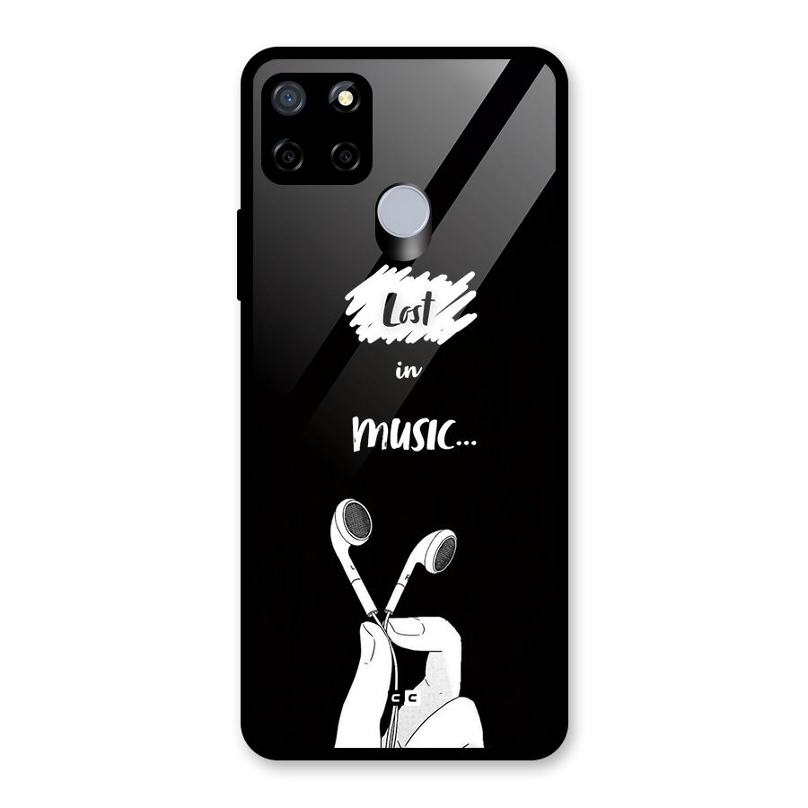 Lost In Music Glass Back Case for Realme Narzo 30A