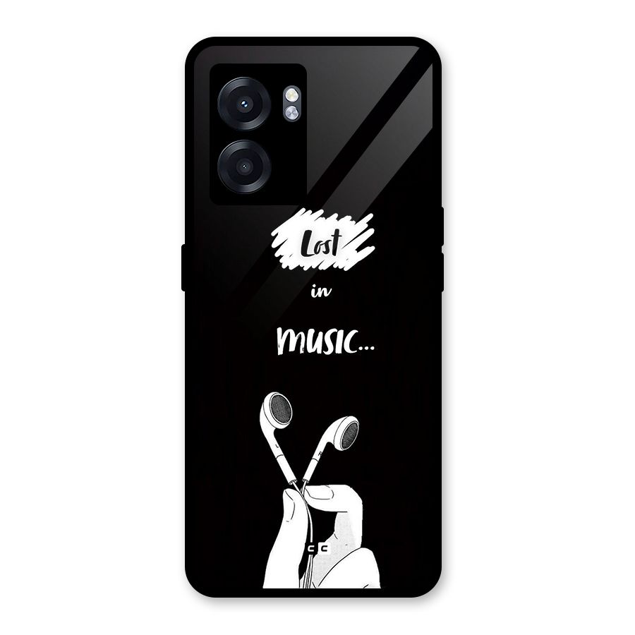 Lost In Music Glass Back Case for Realme Narzo 50 5G