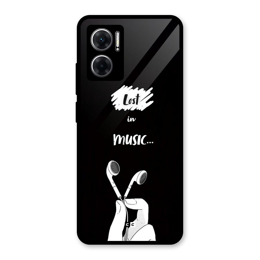 Lost In Music Glass Back Case for Redmi 11 Prime 5G