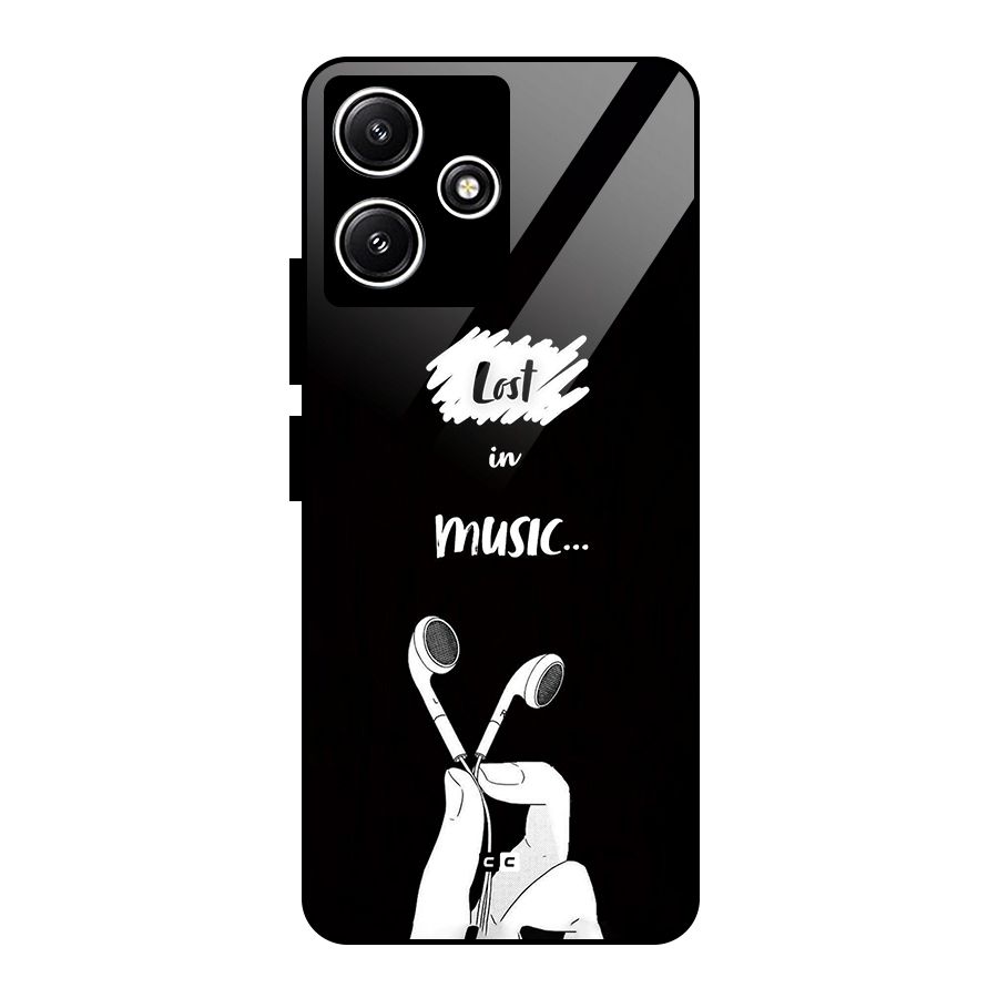 Lost In Music Glass Back Case for Redmi 12 5G