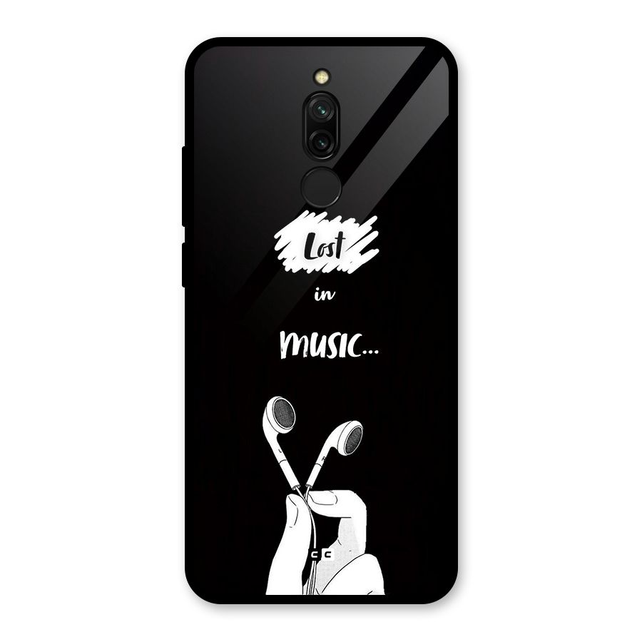 Lost In Music Glass Back Case for Redmi 8