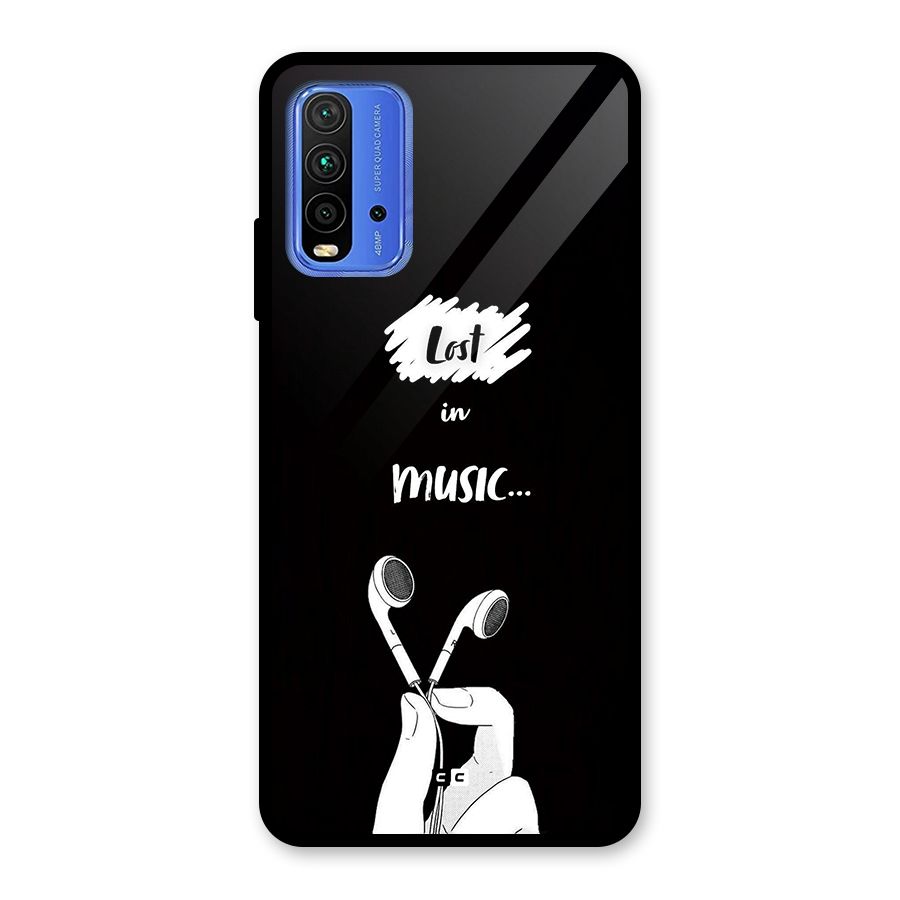 Lost In Music Glass Back Case for Redmi 9 Power