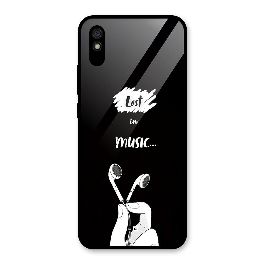 Lost In Music Glass Back Case for Redmi 9i