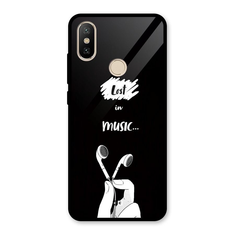 Lost In Music Glass Back Case for Redmi A2