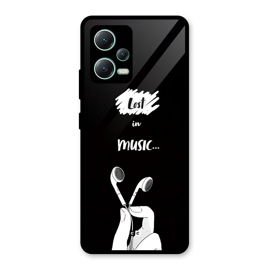 Lost In Music Glass Back Case for Redmi Note 12 5G